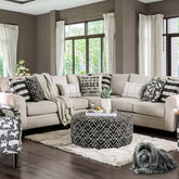 Patricia Sectional Model Sm8171-Sect By Furniture Of America